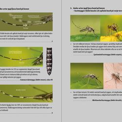 Stickmyggor i Nordeuropa, uppslag. Foto: Anders Lindström.